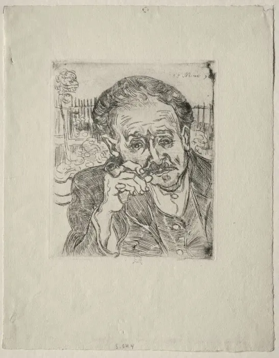 Framed Print : Dr. Gachet, 1890. Creator: Vincent van Gogh (Dutch, 1853-1890) Framed Print : Dr. Gachet, 1890. Creator: Vincent van Gogh (Dutch, 1853-1890)