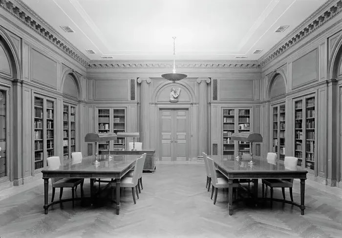 Framed Print : Dr. Henry W. Berg Room, at Public Library, 5th Ave. and 42nd St. New York, 1940. Creator: Gottscho-Schleisner, Inc Framed Print : Dr. Henry W. Berg Room, at Public Library, 5th Ave. and 42nd St. New York, 1940. Creator: Gottscho-Schleisner, Inc