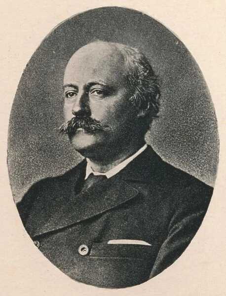 Dr. Hubert Parry, c1880, (1895). Artist: F Jenkins Heliog