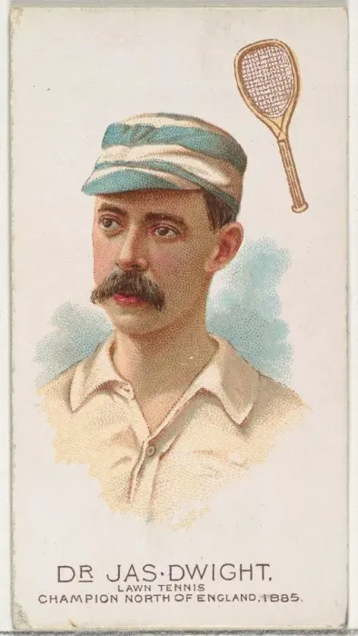 Framed Print : Dr. James Dwight, Lawn Tennis Champion North of England 1885, from Worlds Champions Framed Print : Dr. James Dwight, Lawn Tennis Champion North of England 1885, from Worlds Champions