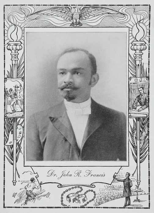 Framed Print : Dr. John R. Francis [recto], 1902. Creator: Unknown
