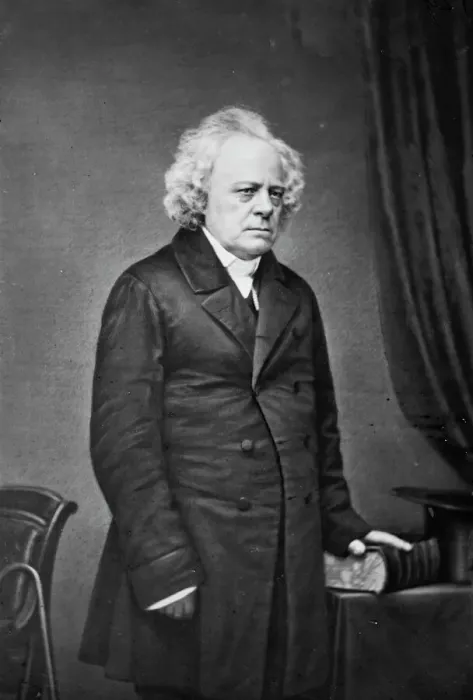 Framed Print : Dr. John W. Francis, between 1855 and 1865. Creator: Unknown Framed Print : Dr. John W. Francis, between 1855 and 1865. Creator: Unknown