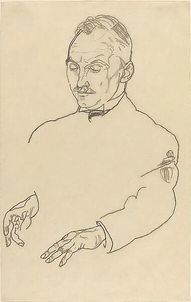 Dr. Koller, c. 1918. Creator: Egon Schiele
