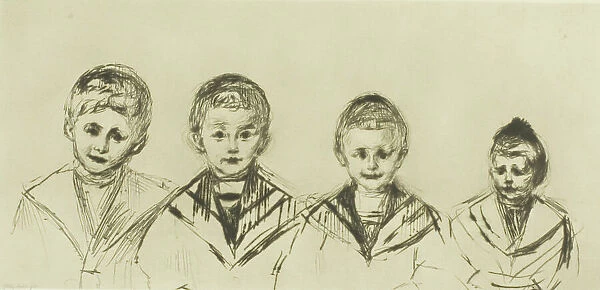 Dr. Linde's Four Sons, 1902. Creator: Edvard Munch
