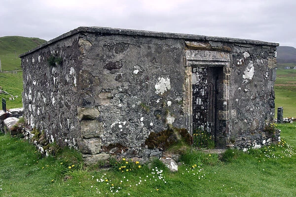Dr MacLeans tomb, Kilmuir Graveyard, Skye, Highland, Scotland