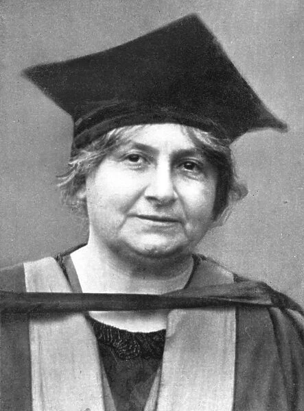 Dr Maria Montessori (1870-1952), Italian philosopher, 1926