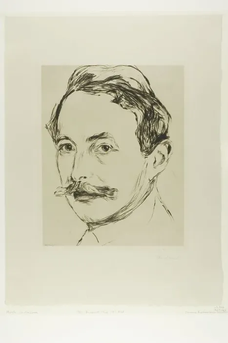 Framed Print : Dr. Max Linde, 1902. Creator: Edvard Munch Framed Print : Dr. Max Linde, 1902. Creator: Edvard Munch