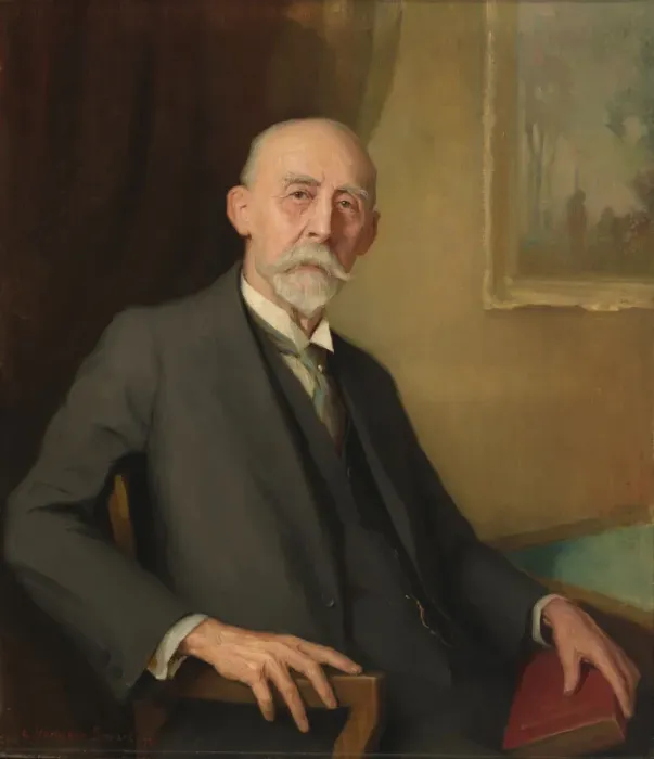Framed Print : Dr. William H. Holmes, 1931. Creator: Edmund Hodgson Smart Framed Print : Dr. William H. Holmes, 1931. Creator: Edmund Hodgson Smart