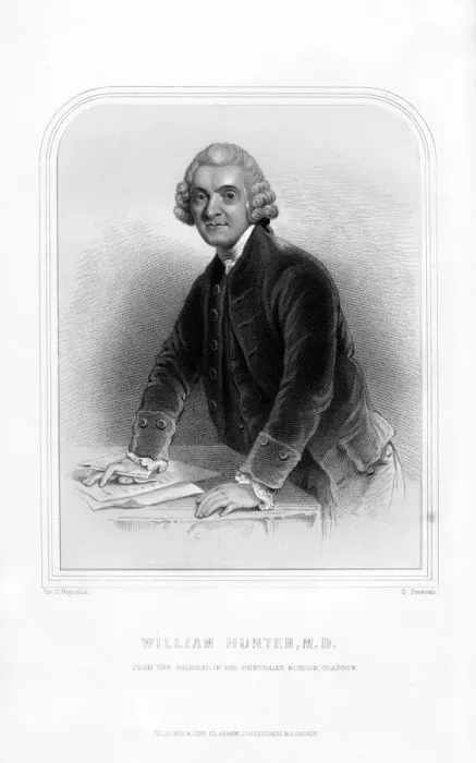 Framed Print : Dr William Hunter, Scottish anatomist and obstetrician, (1870). Artist:s Freeman Framed Print : Dr William Hunter, Scottish anatomist and obstetrician, (1870). Artist:s Freeman