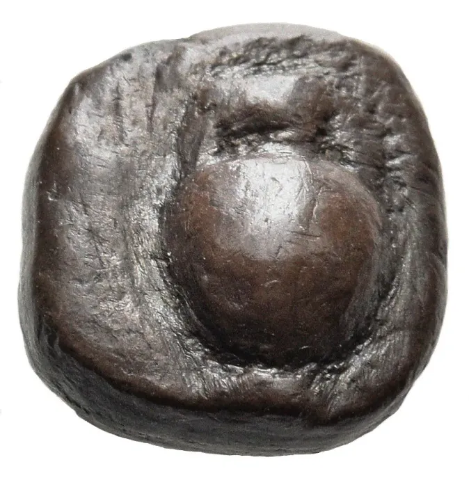 Framed Print : Drachm. Andros (Cyclades). Amphora, c 520 Bc. Creator: Numismatic, Ancient Coins Framed Print : Drachm. Andros (Cyclades). Amphora, c 520 Bc. Creator: Numismatic, Ancient Coins