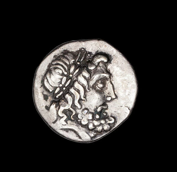 Drachm (Coin) Depicting the God Zeus, 196-146 BCE. Creator: Unknown