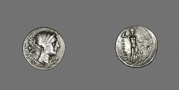 Drachm (Coin) Depicting the Goddess Nike, 216-203 BCE (Photos Prints, Framed,...) #24170204