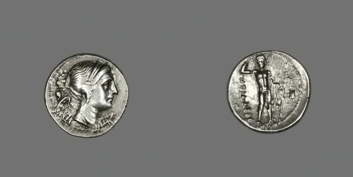 Framed Print : Drachm (Coin) Depicting the Goddess Nike, 216-203 BCE. Creator: Unknown Framed Print : Drachm (Coin) Depicting the Goddess Nike, 216-203 BCE. Creator: Unknown