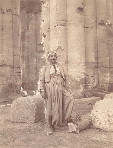 Dragoman in Temple, 1880s. Creator: Unknown