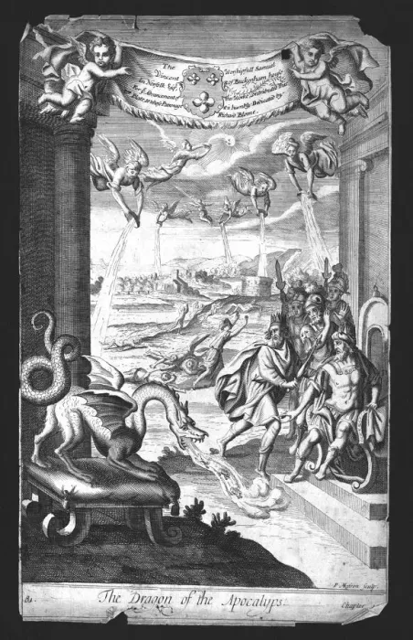 Framed Print : The Dragon of the Apocalyps. Creator: P Masson Framed Print : The Dragon of the Apocalyps. Creator: P Masson