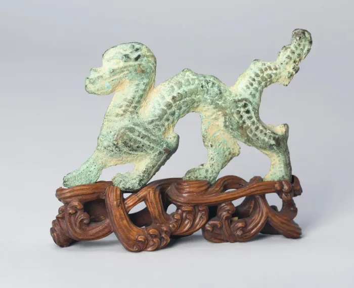 Framed Print : Dragon, Han dynasty (206 B. C. -A. D. 220) or later. Creator: Unknown Framed Print : Dragon, Han dynasty (206 B. C. -A. D. 220) or later. Creator: Unknown