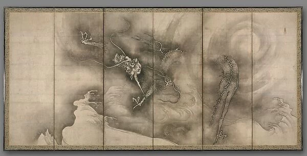 Dragon and Tiger, 1500s. Creator: Sesson Sh?kei (Japanese, 1504-1589)
