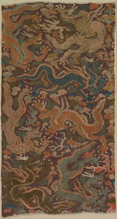 Framed Print : Dragons Chasing Flaming Pearls, 1200s or earlier. Creator: Unknown Framed Print : Dragons Chasing Flaming Pearls, 1200s or earlier. Creator: Unknown