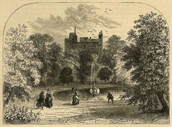 Drapers Hall Garden (1860), 1897. Creator: Unknown