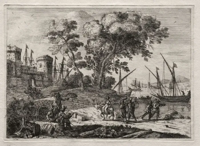 Framed Print : The Draughtsman. Creator: Claude Lorrain (French, 1604-1682) Framed Print : The Draughtsman. Creator: Claude Lorrain (French, 1604-1682)