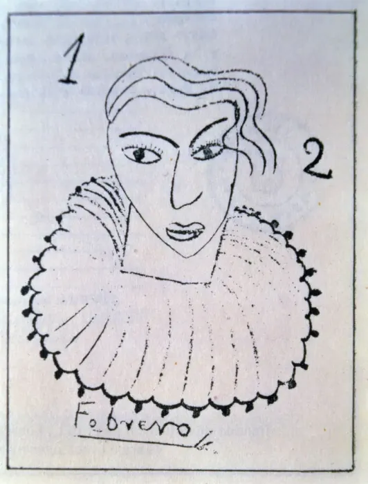 Framed Print : Drawing by Federico Garcia Lorca (1899-1936) held in Buenos Aires to illustrate one Framed Print : Drawing by Federico Garcia Lorca (1899-1936) held in Buenos Aires to illustrate one