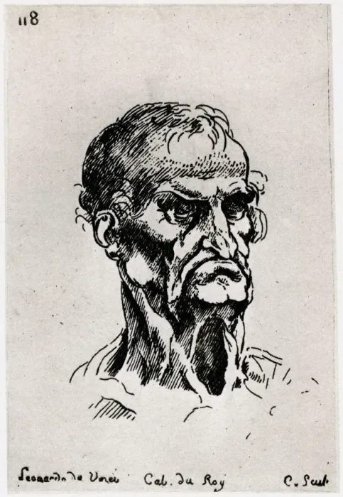 Framed Print : Drawing after Leonardo de Vinci, c1710-1765 (1924) Artist: Caylus, Anne-Claude-Philippe de Framed Print : Drawing after Leonardo de Vinci, c1710-1765 (1924) Artist: Caylus, Anne-Claude-Philippe de