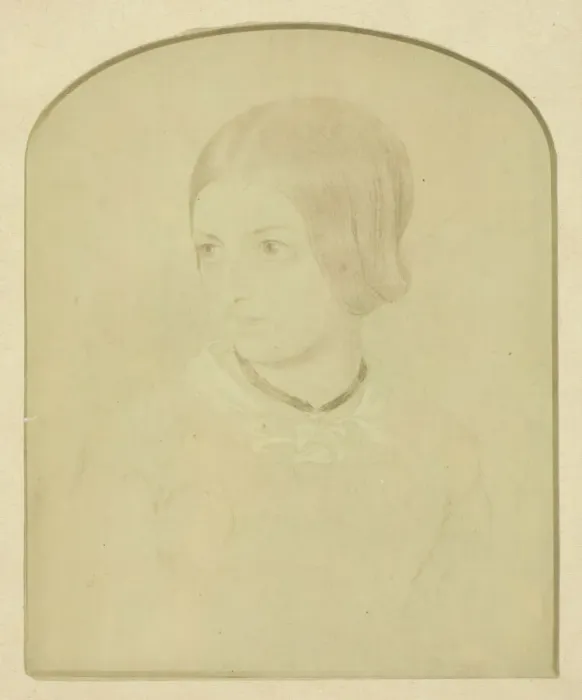 Framed Print : Drawing of Mrs. Craik, 1840 / 70. Creators: Unknown, Benjamin Mulock Framed Print : Drawing of Mrs. Craik, 1840 / 70. Creators: Unknown, Benjamin Mulock