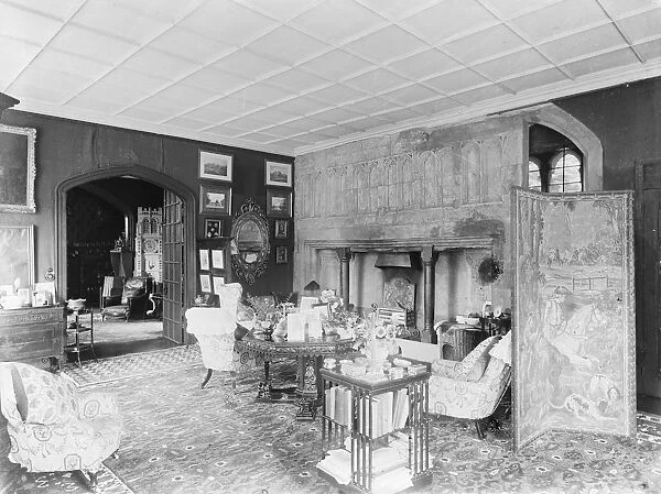 Drawing Room at Carisbrooke Castle, Isle of Wight, c1930. Creator: Kirk & Sons of Cowes