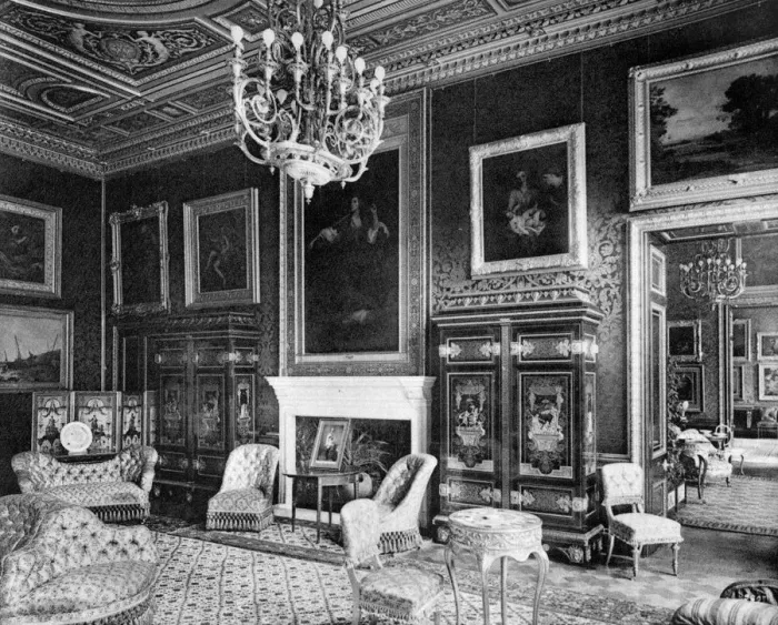 Framed Print : The drawing-room, Grosvenor House, 1908. Artist: Bedford Lemere and Company Framed Print : The drawing-room, Grosvenor House, 1908. Artist: Bedford Lemere and Company