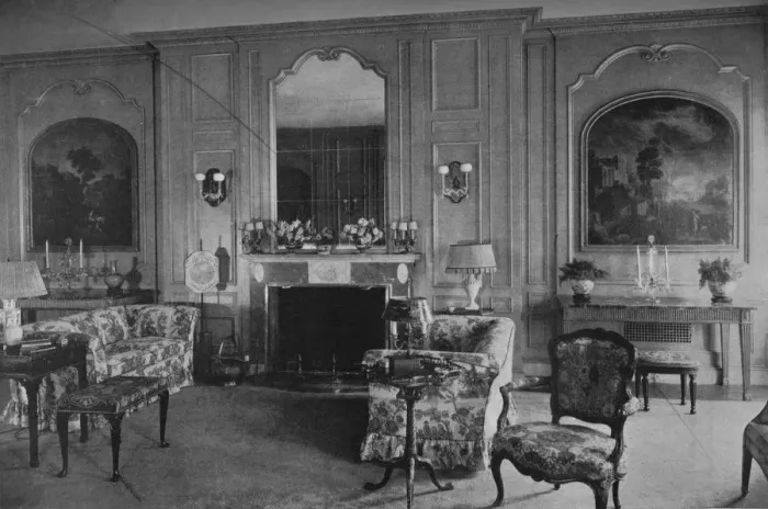 Framed Print : Drawing room, house of Charles H Sabin, New York, 1922 Framed Print : Drawing room, house of Charles H Sabin, New York, 1922