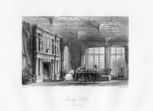 The drawing-room, Loseley Hall, Guildford, 19th century. Artist: MJ Starling
