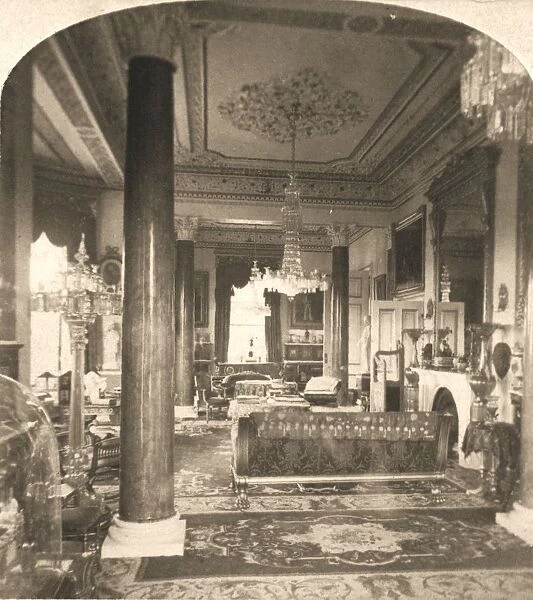 The Drawing Room, Queen Victorias Marine Residence, Osborne House, I. O. W, 1900