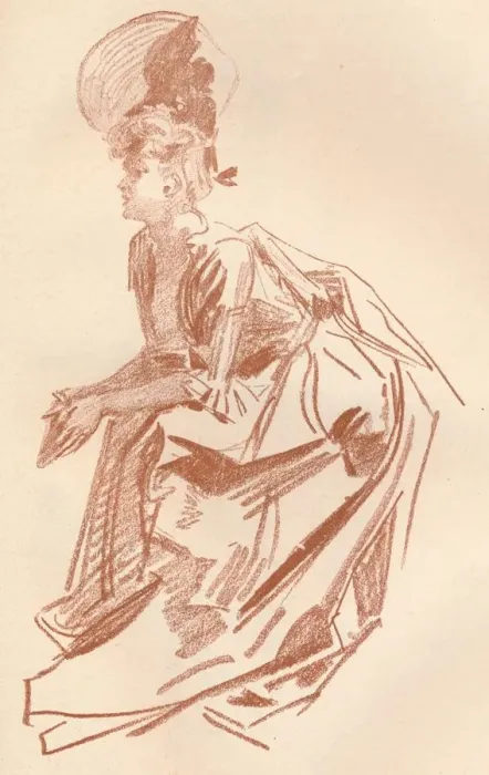 Framed Print : Drawing in Sanguine, c1900 (1903-1904). Artist: Jules Cheret Framed Print : Drawing in Sanguine, c1900 (1903-1904). Artist: Jules Cheret
