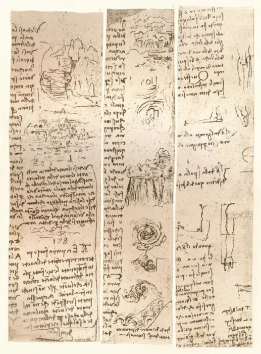Framed Print : Three drawings, c1472-c1519 (1883). Artist: Leonardo da Vinci Framed Print : Three drawings, c1472-c1519 (1883). Artist: Leonardo da Vinci