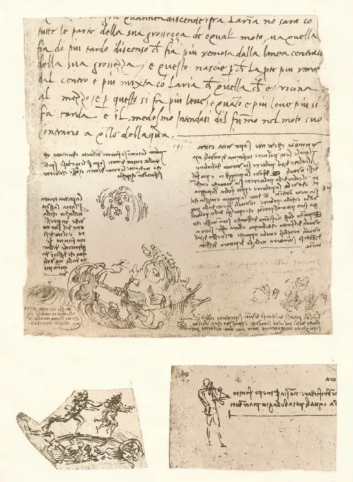 Framed Print : Three drawings, c1472-c1519 (1883). Artist: Leonardo da Vinci Framed Print : Three drawings, c1472-c1519 (1883). Artist: Leonardo da Vinci