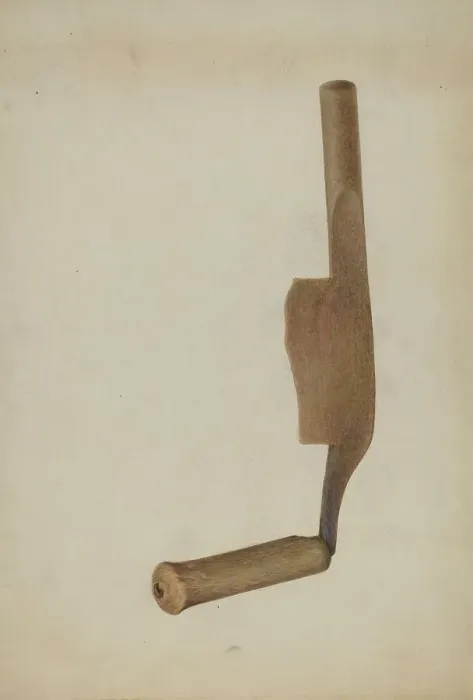 Framed Print : Drawknife, c. 1938. Creator: George C. Brown Framed Print : Drawknife, c. 1938. Creator: George C. Brown