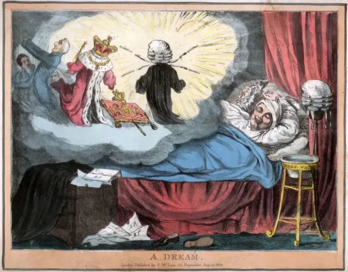 Framed Print : A Dream, 1829 Framed Print : A Dream, 1829