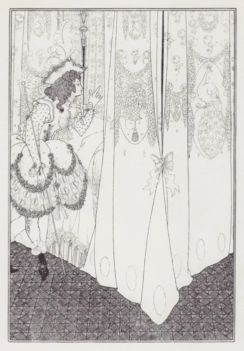 Framed Print : The Dream, 1895. Creator: Aubrey Beardsley Framed Print : The Dream, 1895. Creator: Aubrey Beardsley