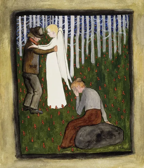 Framed Print : Dream, 1900. Creator: Hugo Simberg Framed Print : Dream, 1900. Creator: Hugo Simberg