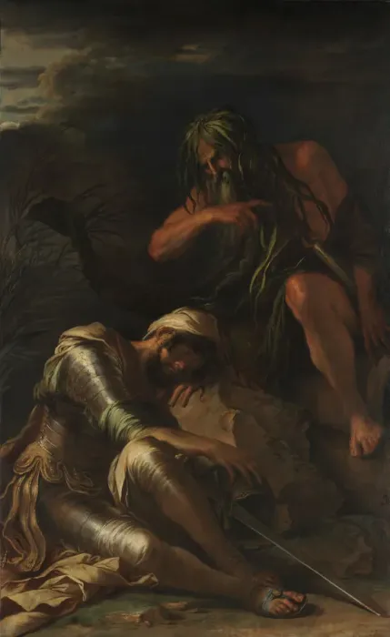 Framed Print : The Dream of Aeneas, 1660-65. Creator: Salvator Rosa Framed Print : The Dream of Aeneas, 1660-65. Creator: Salvator Rosa