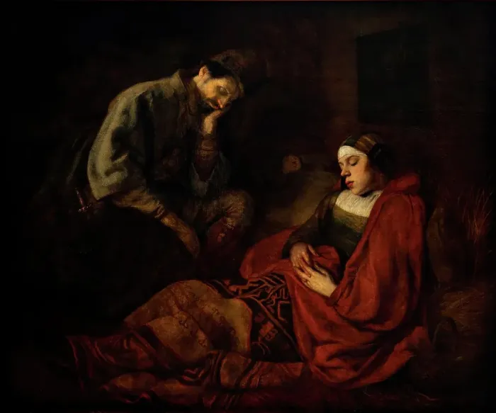 Framed Print : The Dream of Joseph, 1645-1660. Creator: Circle of Rembrandt Framed Print : The Dream of Joseph, 1645-1660. Creator: Circle of Rembrandt