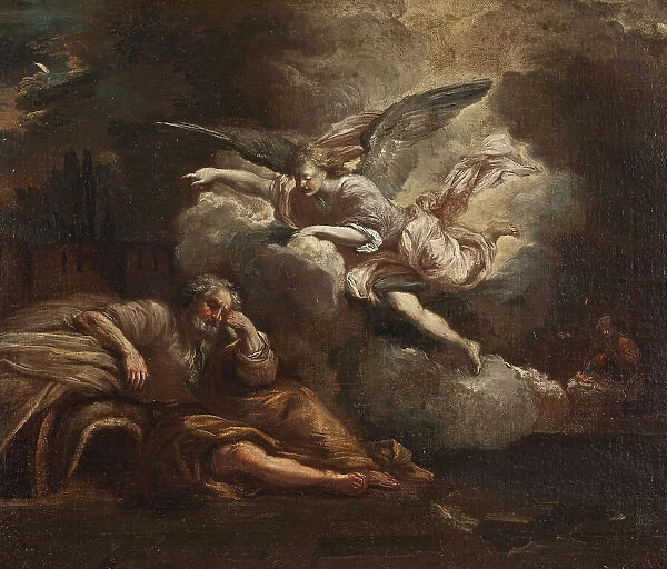 The Dream of Joseph, 17th century. Creator: Giovanni Battista Pace