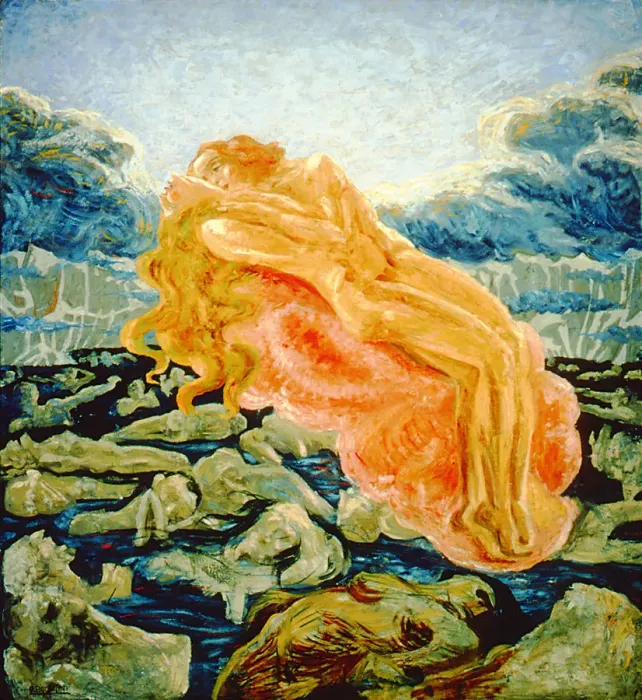 Framed Print : The dream. Paolo and Francesca, 1908-1909 Framed Print : The dream. Paolo and Francesca, 1908-1909