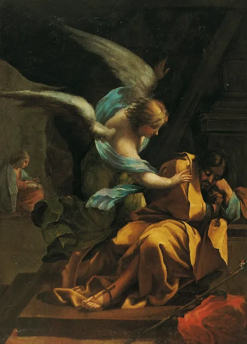 Framed Print : The Dream of St. Joseph, c1772. Creator: Goya, Francisco, de (1746-1828) Framed Print : The Dream of St. Joseph, c1772. Creator: Goya, Francisco, de (1746-1828)