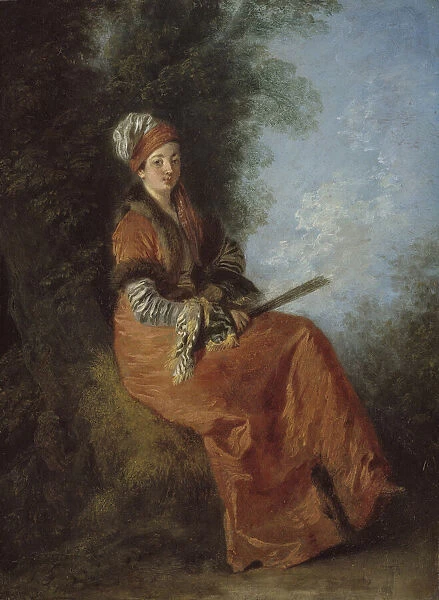 The Dreamer (La Reveuse), 1712  /  14. Creator: Jean-Antoine Watteau