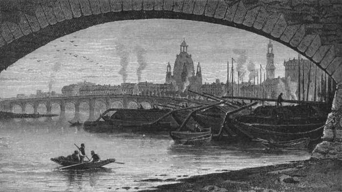 Framed Print : Dresden, 1902 Framed Print : Dresden, 1902