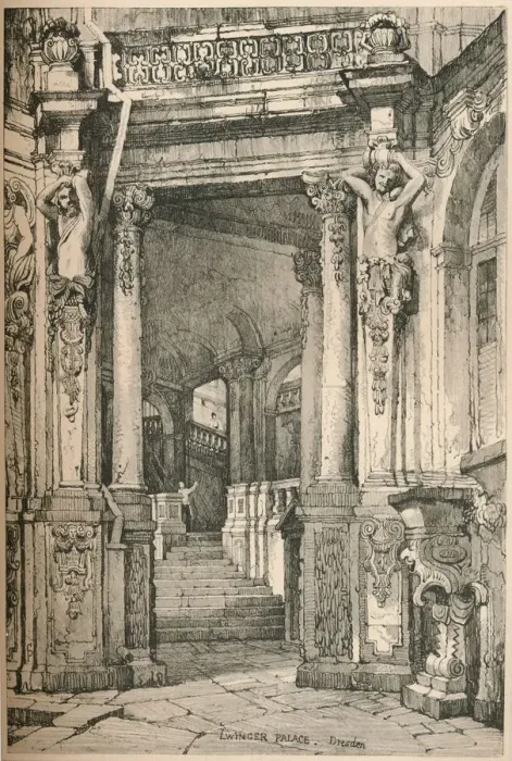 Framed Print : Dresden, c1820 (1915). Artist: Samuel Prout Framed Print : Dresden, c1820 (1915). Artist: Samuel Prout