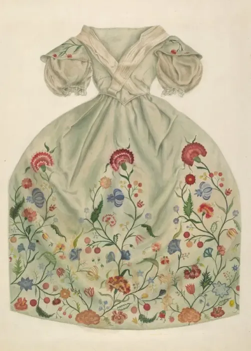 Framed Print : Dress, 1935 / 1942. Creator: Betty Fuerst Framed Print : Dress, 1935 / 1942. Creator: Betty Fuerst