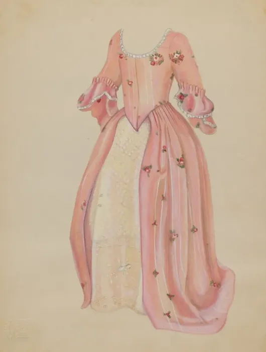 Framed Print : Dress, 1935 / 1942. Creator: Charles Criswell Framed Print : Dress, 1935 / 1942. Creator: Charles Criswell
