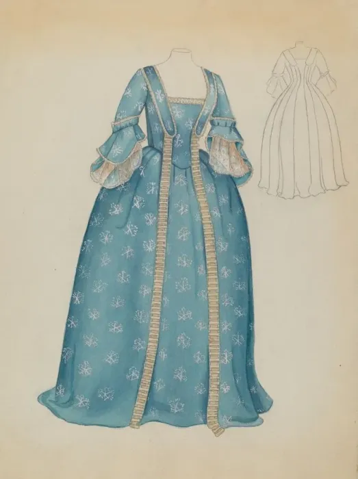 Framed Print : Dress, 1935 / 1942. Creator: Esther Hansen Framed Print : Dress, 1935 / 1942. Creator: Esther Hansen